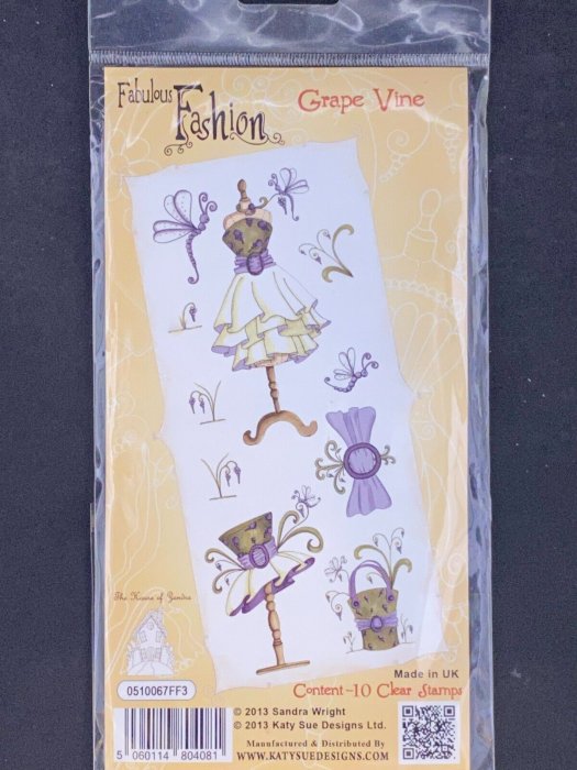 Katy Sue Designs Lts-Fabulous Fashion Clear Stamp Sets