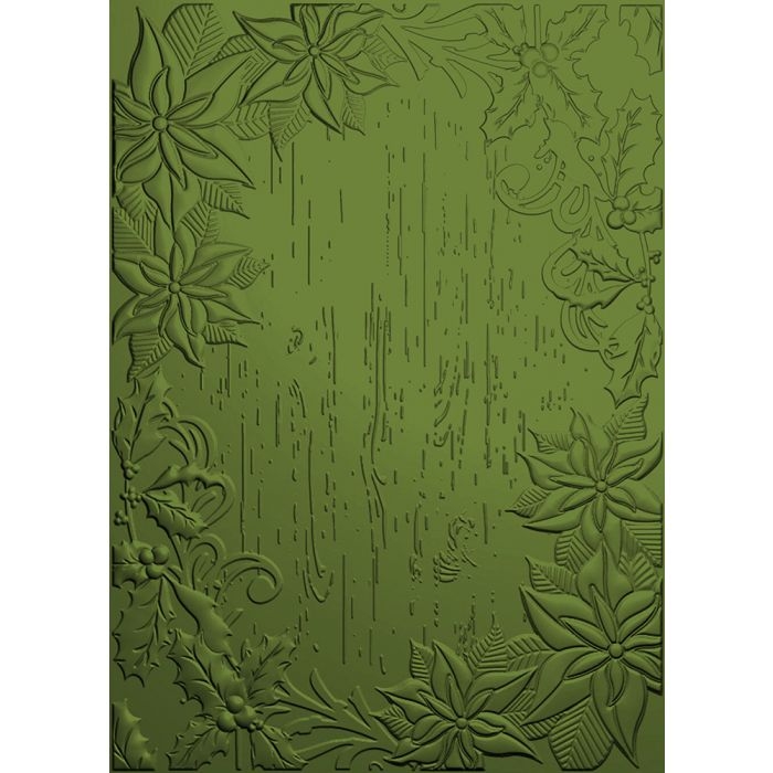Nature's Garden Poinsettia Perfection Embossing Folders