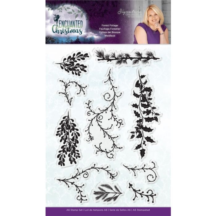 Sara Signature Enchanted Christmas Acrylic Stamps