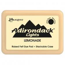 Adirondack Lights Raised Felt Dye Ink Pad-Lemonade