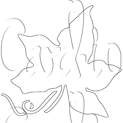Card-io Majemask Stencil-Ivy