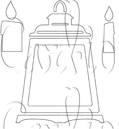 Card-io Majemask Stencil-Lovely Lantern