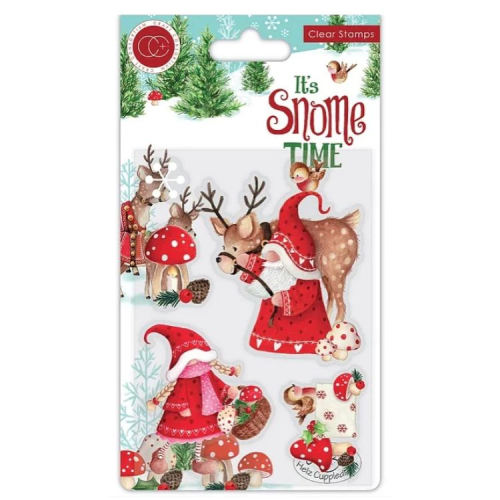 Craft Consortium Clear Stamp Set-Its Snome Time-Mr & Mrs Snome