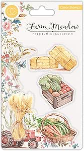 Craft Consortium Farm Meadow Clear Stamp Set-Pick Of The Crop