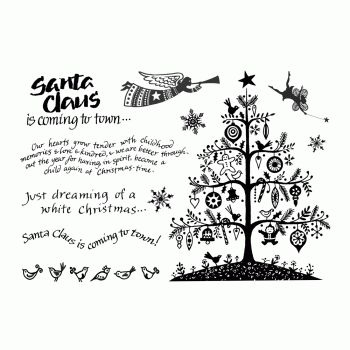 Crafty Individuals Rubber Stamp-Christmas Elements