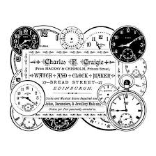 Crafty Individuals Rubber Stamp-Clock Maker