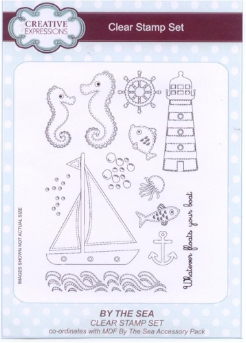 Creative Expressions-A5 Clear Stamp Set-By The Sea