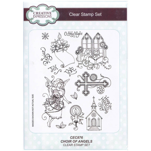 Creative Expressions-A5 Clear Stamp Set-Choir Of Angels