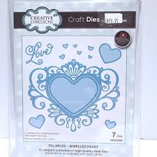 Creative Expressions Fillables Collection Dies By Sue Wilson-Jewelled Heart