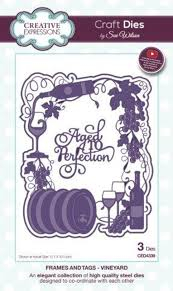 Creative Expressions-Sue Wilson Frames And Tags Collection Dies-Vineyard 