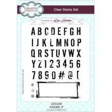 Creative Expressions Lisa Horton A5 Clear Stamp Set-Frame It