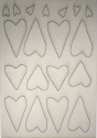 Creative Expressions Pop-ems-Arty Hearts Stencil