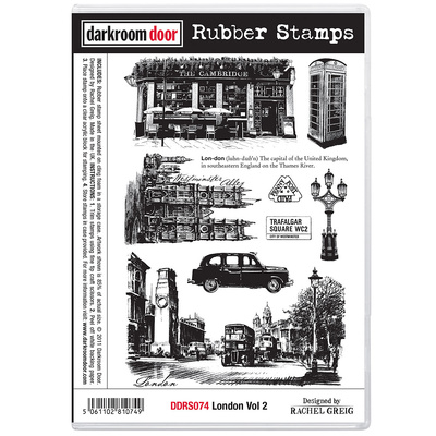 Darkroom Door Rubber Stamp Set-London Volume 2