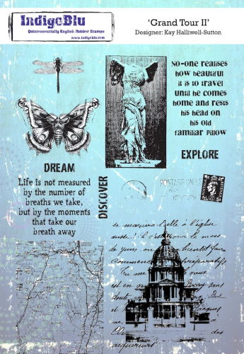 IndigoBlu Rubber Stamp Set-Grand Tour  2
