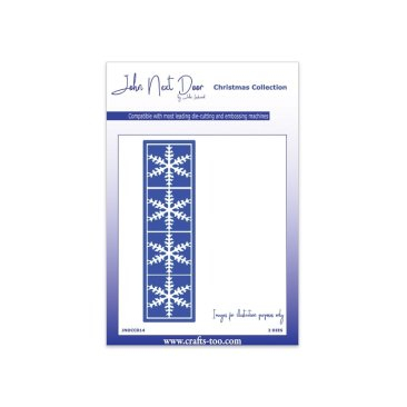 John Next Door Christmas Dies-Snowflake Panel(2Pcs)