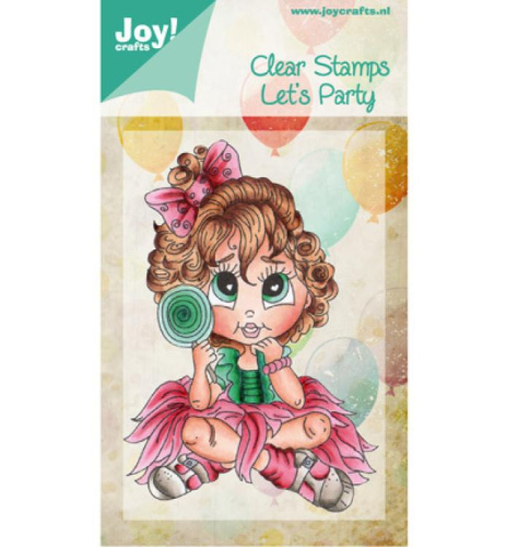Joy! Crafts Clear Stamp-Girl With Lolly