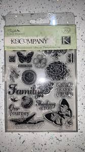 K & Co Clear Stamps-Que Sera Sera/Sentiments
