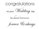 Kaisercraft Mini Clear Stamp-Wedding