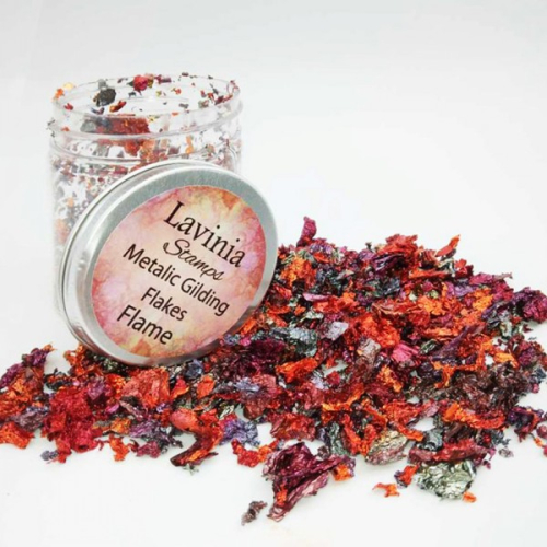 Lavinia Stamps Metallic Gilding Flakes-Flame