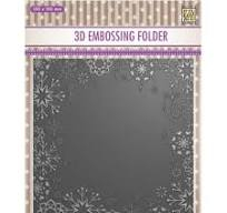Nellie Snellen 3D Embossing Folder-Snowflake Frame