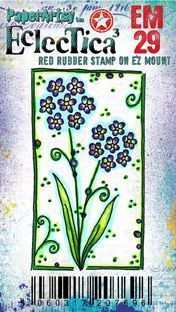 Paper Artsy Eclectica EZ Mounted Kay Carley Mini Stamp EM 29