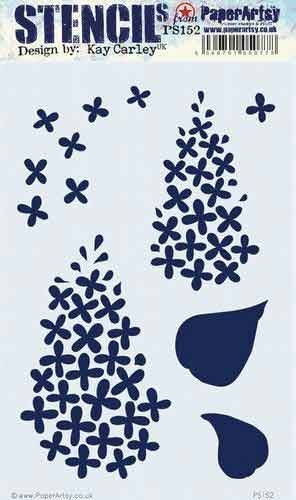 Paper Artsy Stencil Large(Kay Carley)-PS152