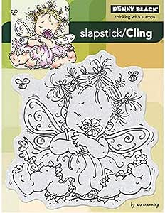 Penny Black Cling Rubber Stamp-An Angel Among Us