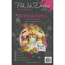 Pink Ink Designs A5 Clear Stamp-Buffalo Jill