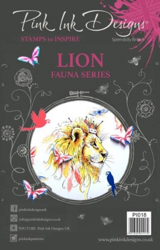 Pink Ink Designs A5 Clear Stamp Set-Lion