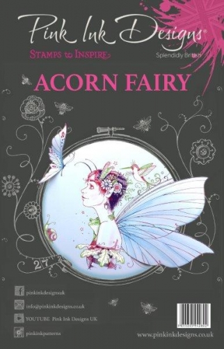 Pink Ink Designs A5 Clear Stamp Set-Acorn Fairy