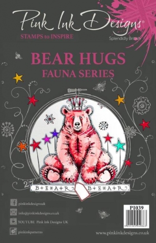 Pink Ink Designs A5 Clear Stamp-Bear Hugs