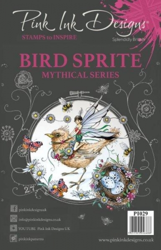 Pink Ink Designs A5 Clear Stamp Set-Bird Sprite