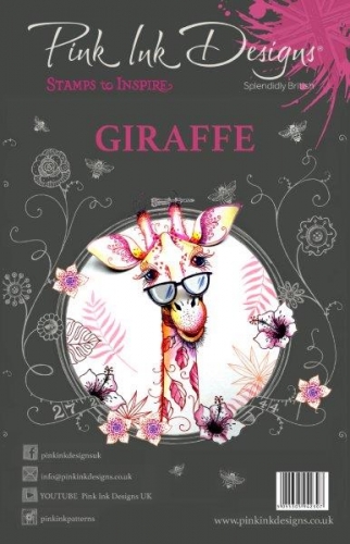 Pink Ink Designs A5 Clear Stamp Set-Giraffe