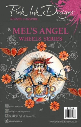 Pink Ink Designs A5 Clear Stamp Set-Mel's Angel