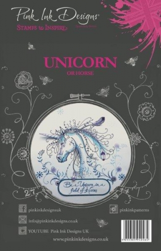 Pink Ink Designs A5 Clear Stamp Set-Unicorn