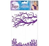 Signature Collection By Sara Davies-Enchanted Forest Embossing Folder-Mysterious Garden