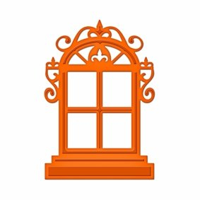Spellbinders Shapeabilities Die D-Lites Die-Window One