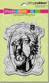 Stampendous Cling Rubber Stamp-Cling Saint Nick