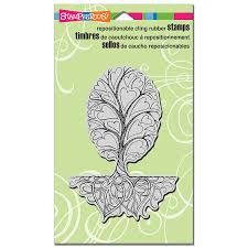 Stampendous Cling Rubber Stamp-Roots Of Love