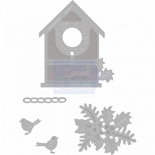 Sweet Dixie Dies-Christmas Birdhouse