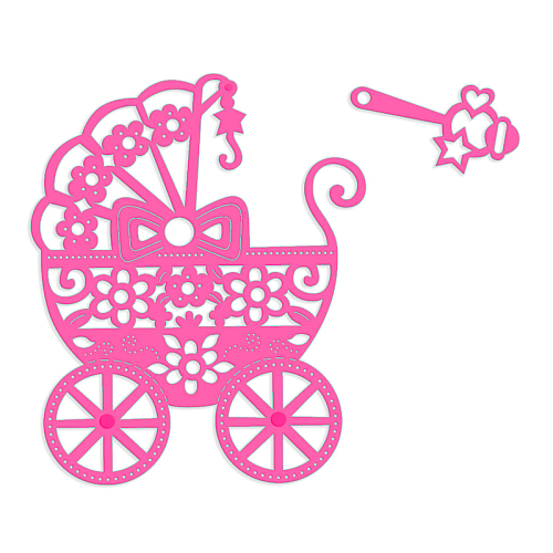 Sweet Dixie-Pram and Rattle