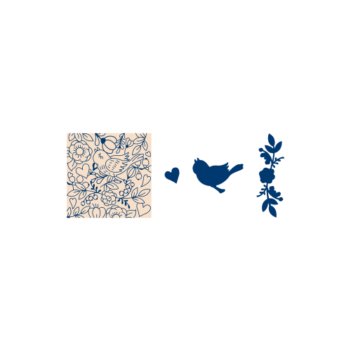 Trios By Tattered Lace-Love Bird Berries