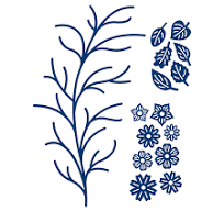 Tattered Lace Dies-Wild Blooms Die Set