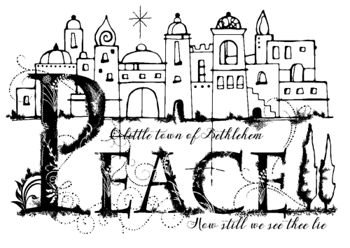 Woodware Craft Collection Clear Magic 'Singles' Stamp-Bethlehem Palace