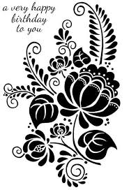 Woodware Clear Singles Stamp-Pomegranate
