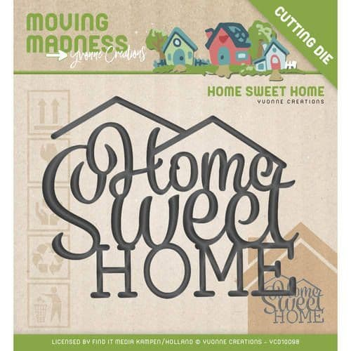 Yvonne Creations Die-Moving Madness-Home Sweet Home